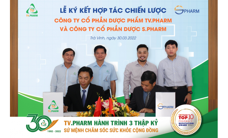 Dược phẩm TV.PHARM trở thành đối tác chiến lược phân phối sản phẩm của Dược S.PHARM-en