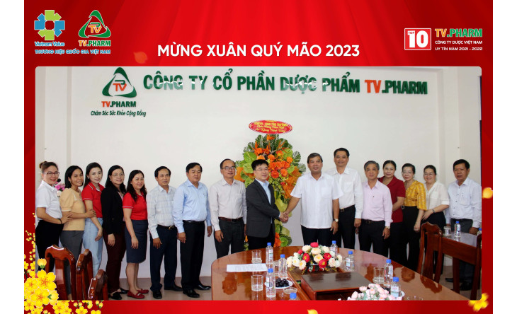 Lãnh Đạo Tỉnh Trà Vinh Đến Thăm Và Chúc Tết TV.PHARM Nhân Dịp Năm Mới 2023