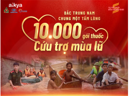 "10.000 GÓI THUỐC CỨU TRỢ MÙA LŨ" - TẤT CẢ VÌ MIỀN BẮC THÂN YÊU