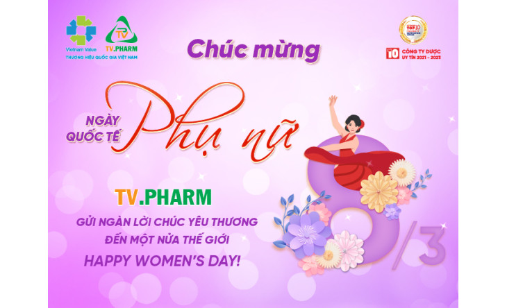 TV.PHARM Chúc Mừng Ngày Quốc Tế Phụ Nữ 8/3