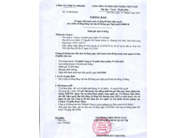(10/02/2026) Thông báo chốt danh sách cổ đông để xin ý kiến bằng VB_liên quan Nhà máy Aikya Europa