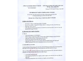 (12/01/2026) TVPHARM hồ sơ xin ý kiến cổ đông bằng văn bản phương án chi cổ tức 2025