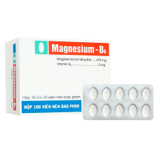 Viên bao phim Magnesium - B6 v/10,h/100