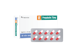Viên nang cứng Pregabalin 75mg V/10, H30