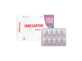 Viên nén bao phim Irbesartan 150mg V/10, H/30