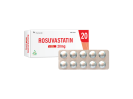 Viên nén bao phim ROSUVASTATIN 20mg V/10, H/30