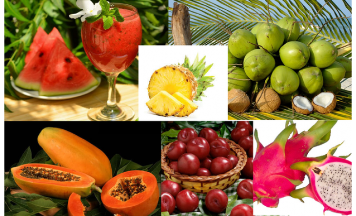 Trái cây giải nhiệt mùa nóng