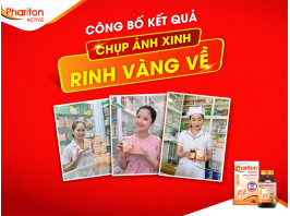 Kết quả minigame CHỤP ẢNH XINH – RINH VÀNG VỀ
