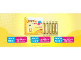 CHƯƠNG TRÌNH KHUYÊN MÃI "PHARITON KIDDI - DINH DƯỠNG TOÀN DIỆN, BÉ KHOẺ VỮNG VÀNG"